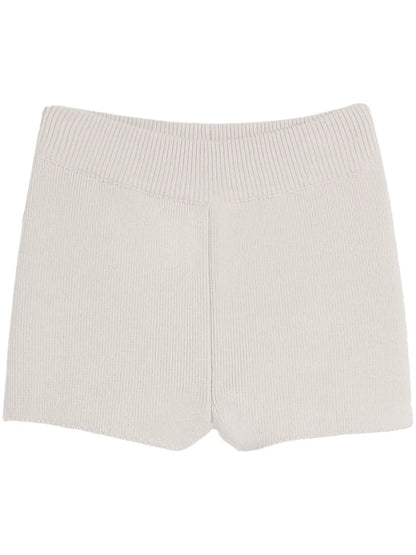Ami De Coeur Ribbed Mini Shorts
