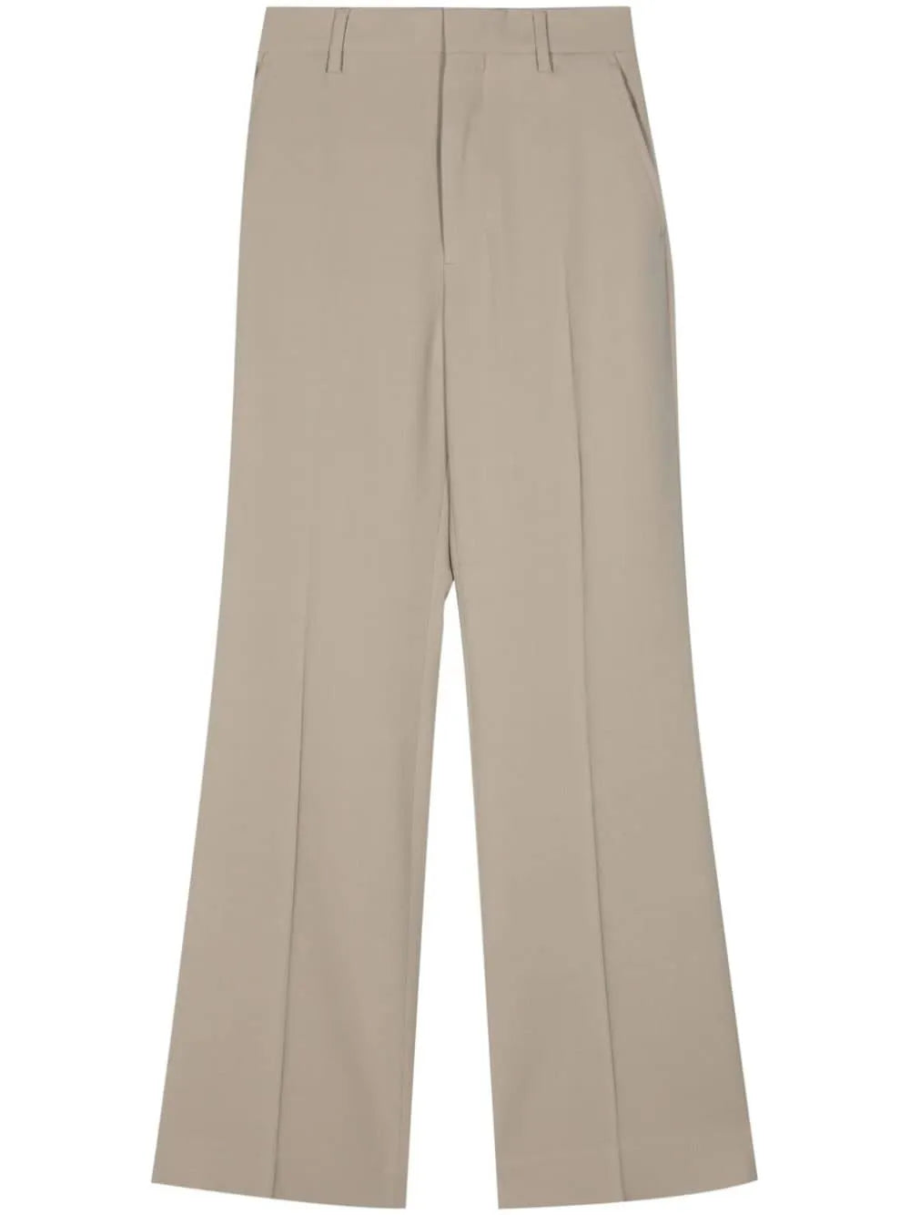 Flared Twill Trousers