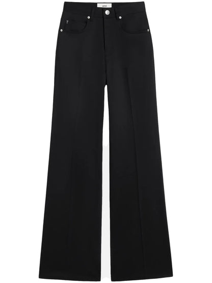 High-Rise Flared-Leg Jeans