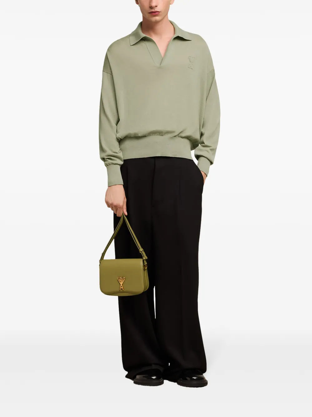Ami De Coeur Knitted Polo Shirt