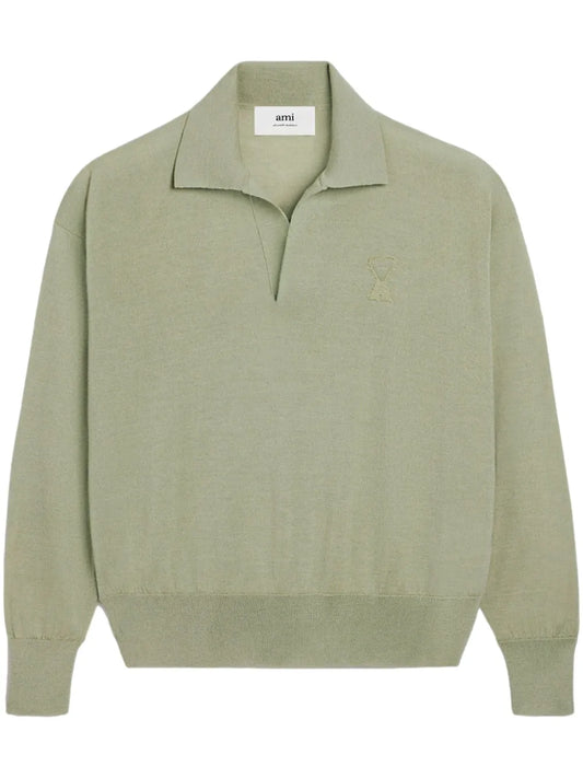 Ami De Coeur Knitted Polo Shirt