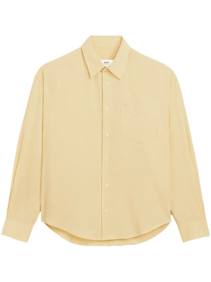 Logo-Embroidered Cotton Shirt
