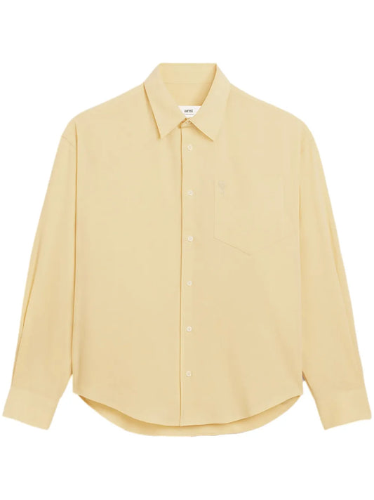 Logo-Embroidered Cotton Shirt