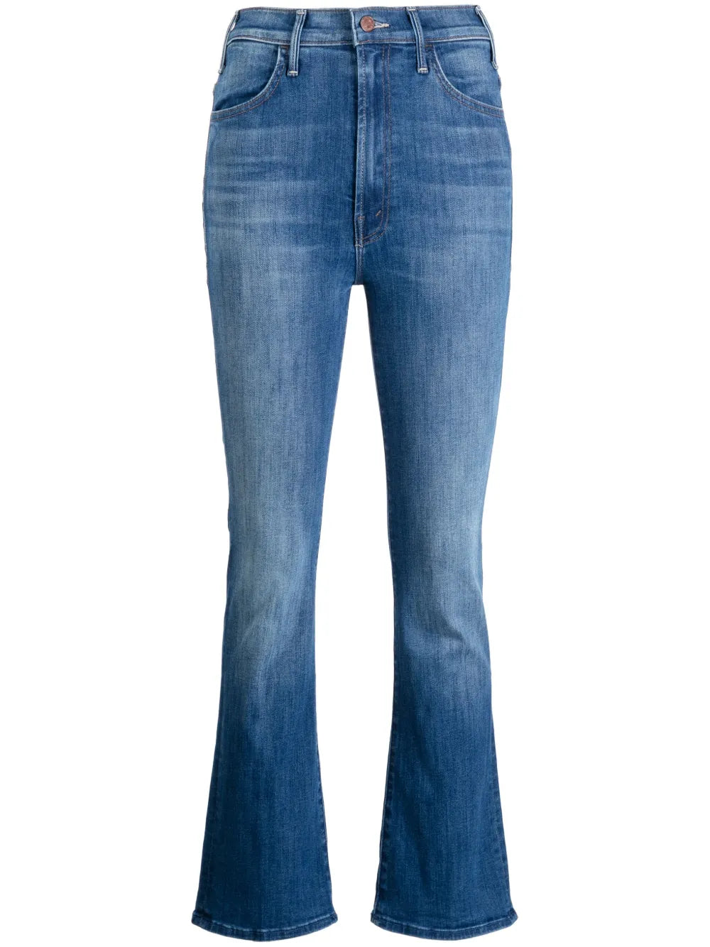 Mid-Rise Flared Jeans