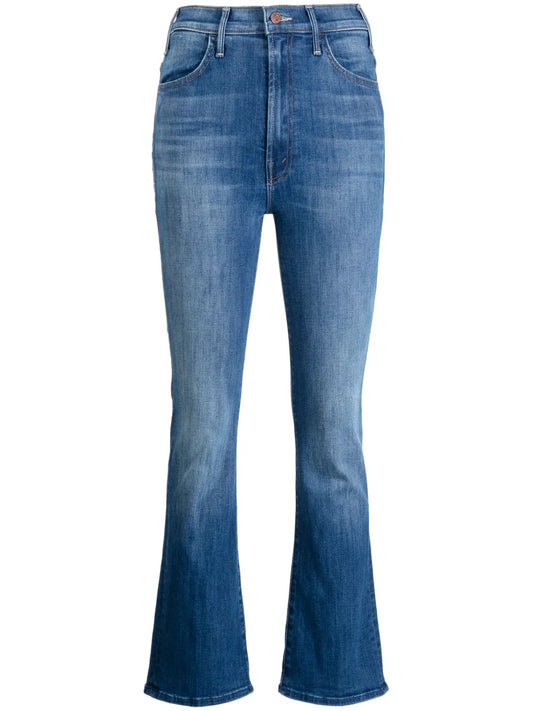 Mid-Rise Flared Jeans