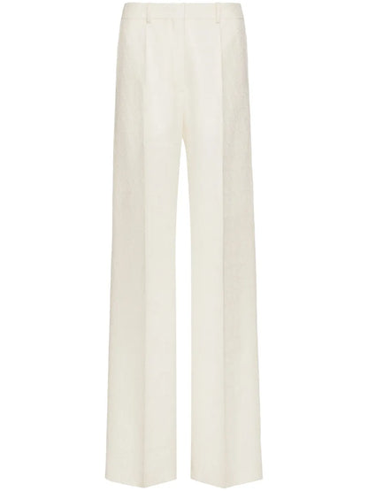 Toile Iconograph-Jacquard Crepe Couture Trousers