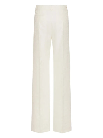 Toile Iconograph-Jacquard Crepe Couture Trousers