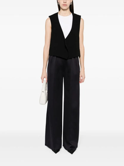 Open-Front Wool Waistcoat