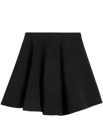Virgin-Wool Skater Skirt