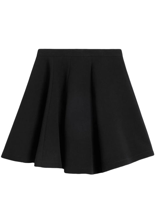Virgin-Wool Skater Skirt