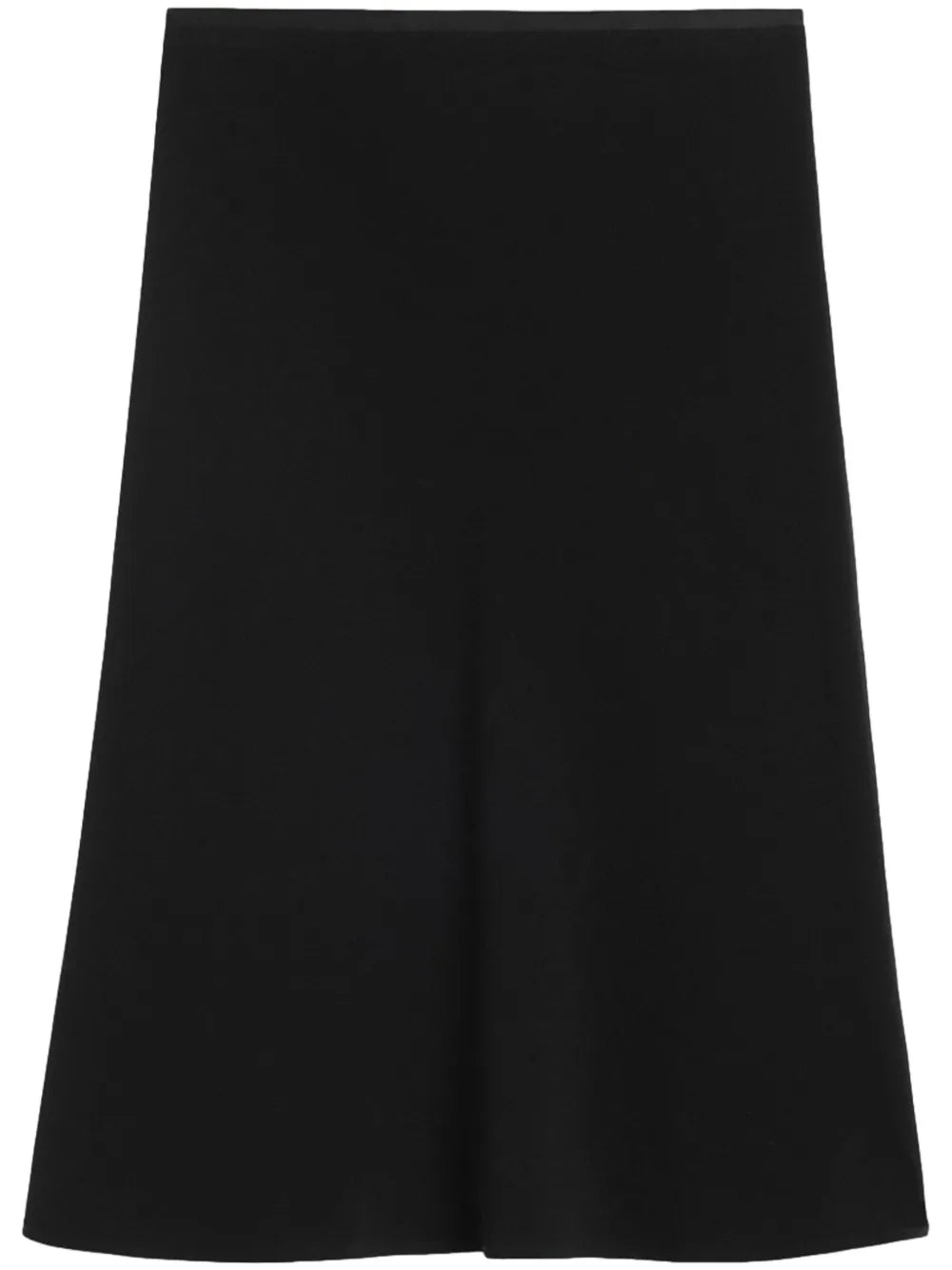 Crepe Midi Skirt