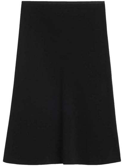 Crepe Midi Skirt