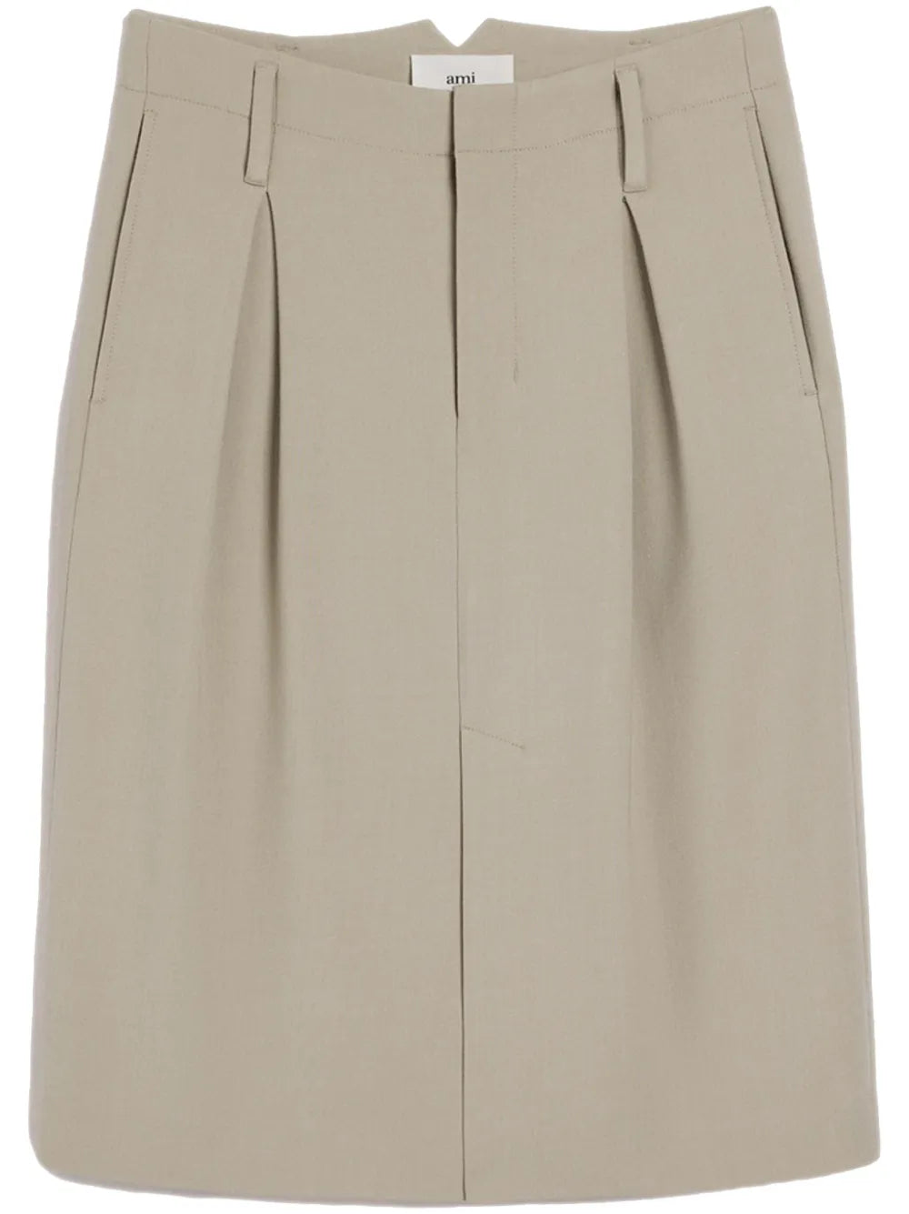 Pleated Tailored Skirt