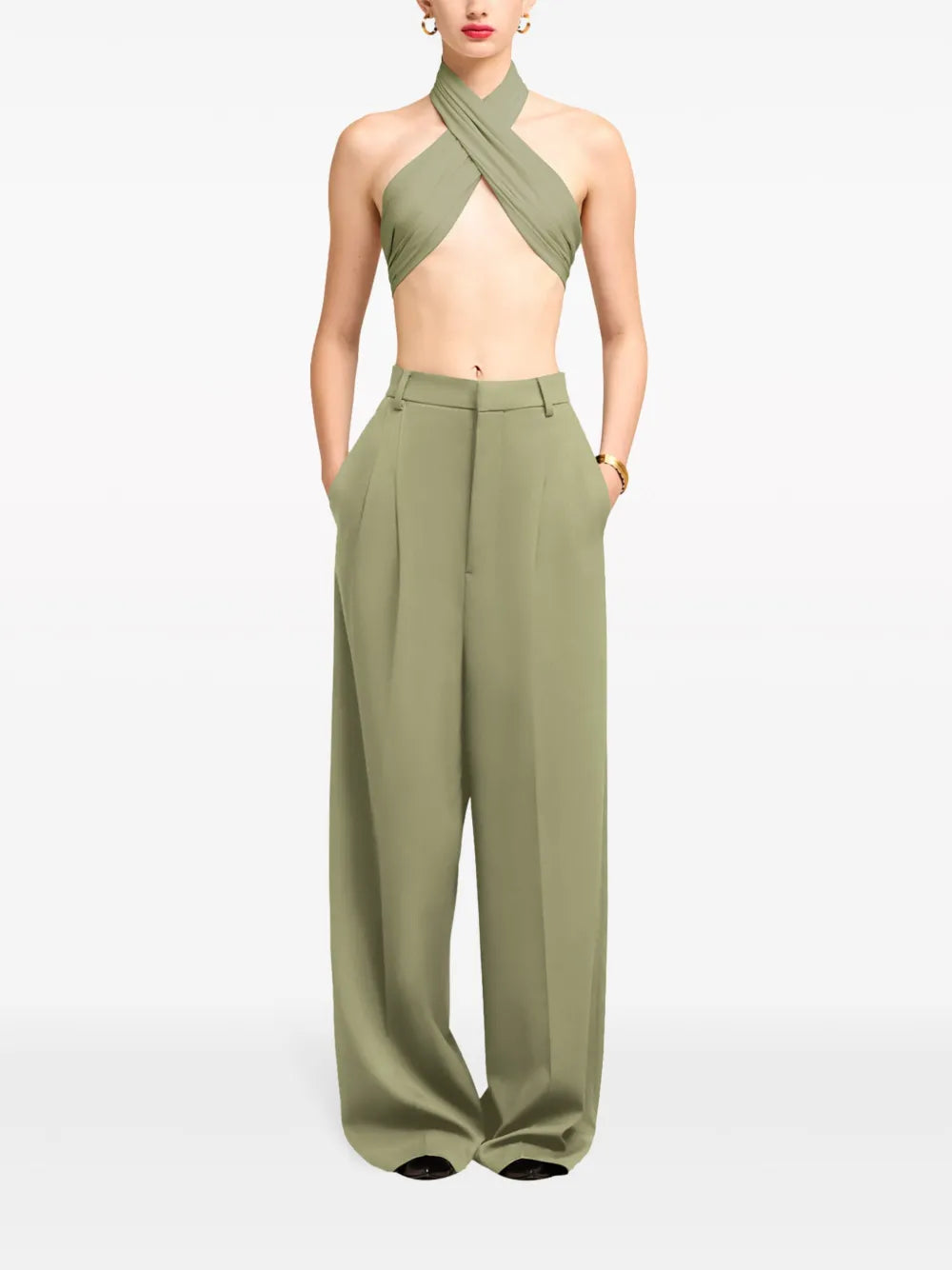 Silk Wrap Top