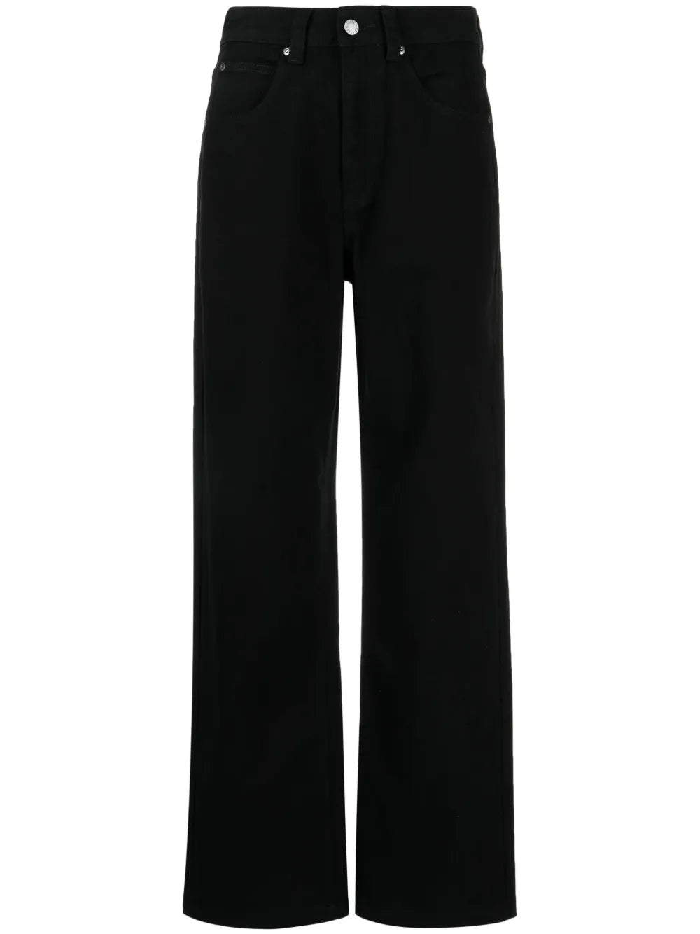 High-Rise Straight-Leg Jeans