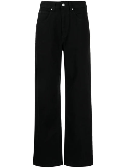High-Rise Straight-Leg Jeans