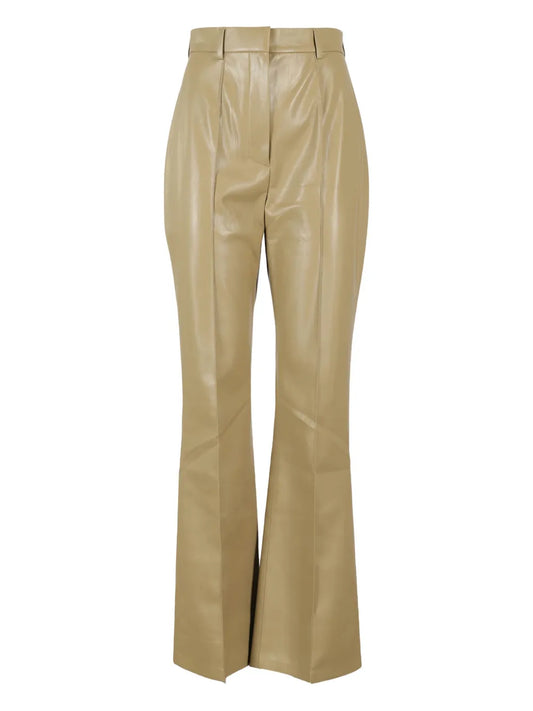 Wide-Leg Flared Trousers