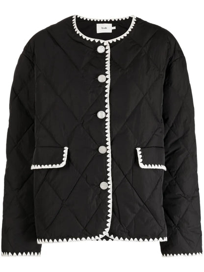 Quilted Buttoned Jacket