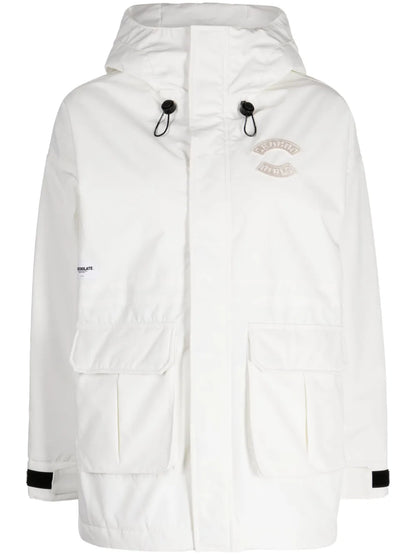 Logo-Patch Hooded Jacket