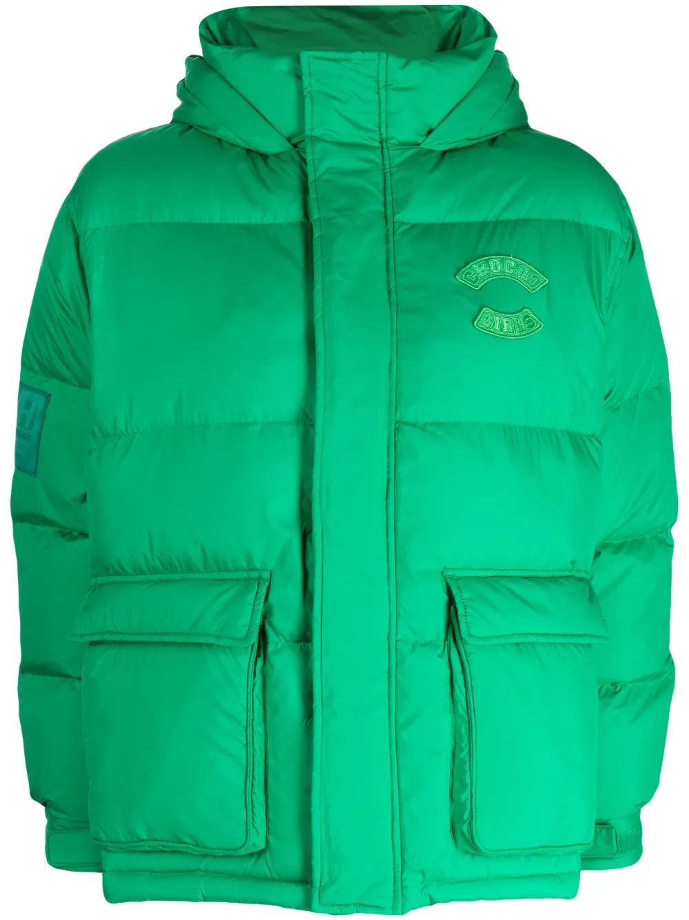 Logo-Patch Padded Jacket
