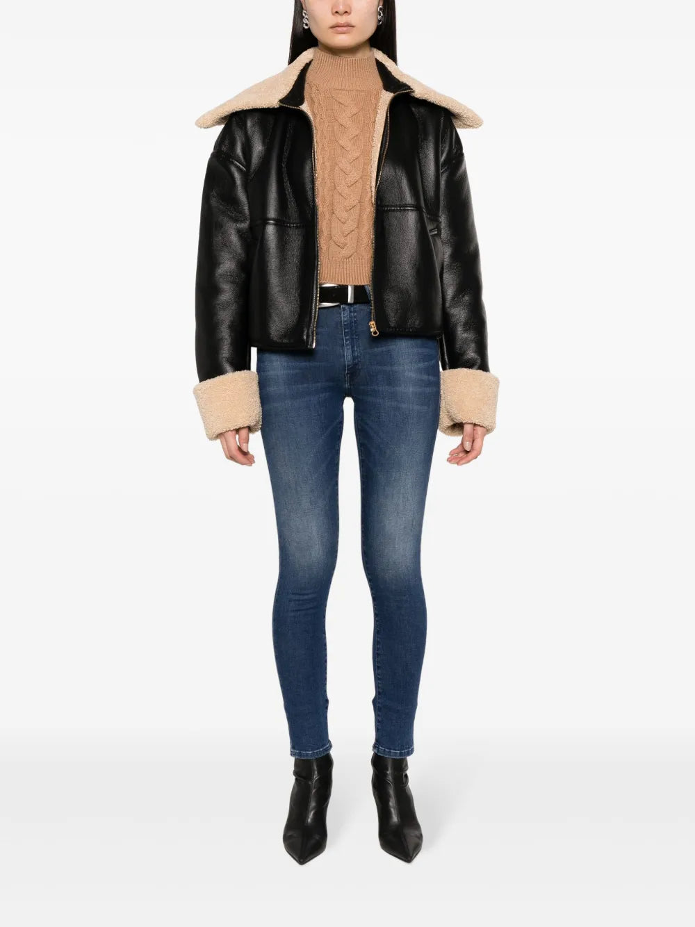 Skinny-Cut Mid-Rise Jeans