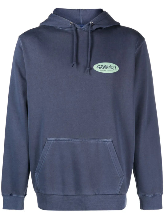 Logo-Print Cotton Hoodie