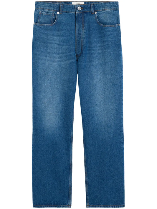 Loose-Fit Straight-Leg Jeans