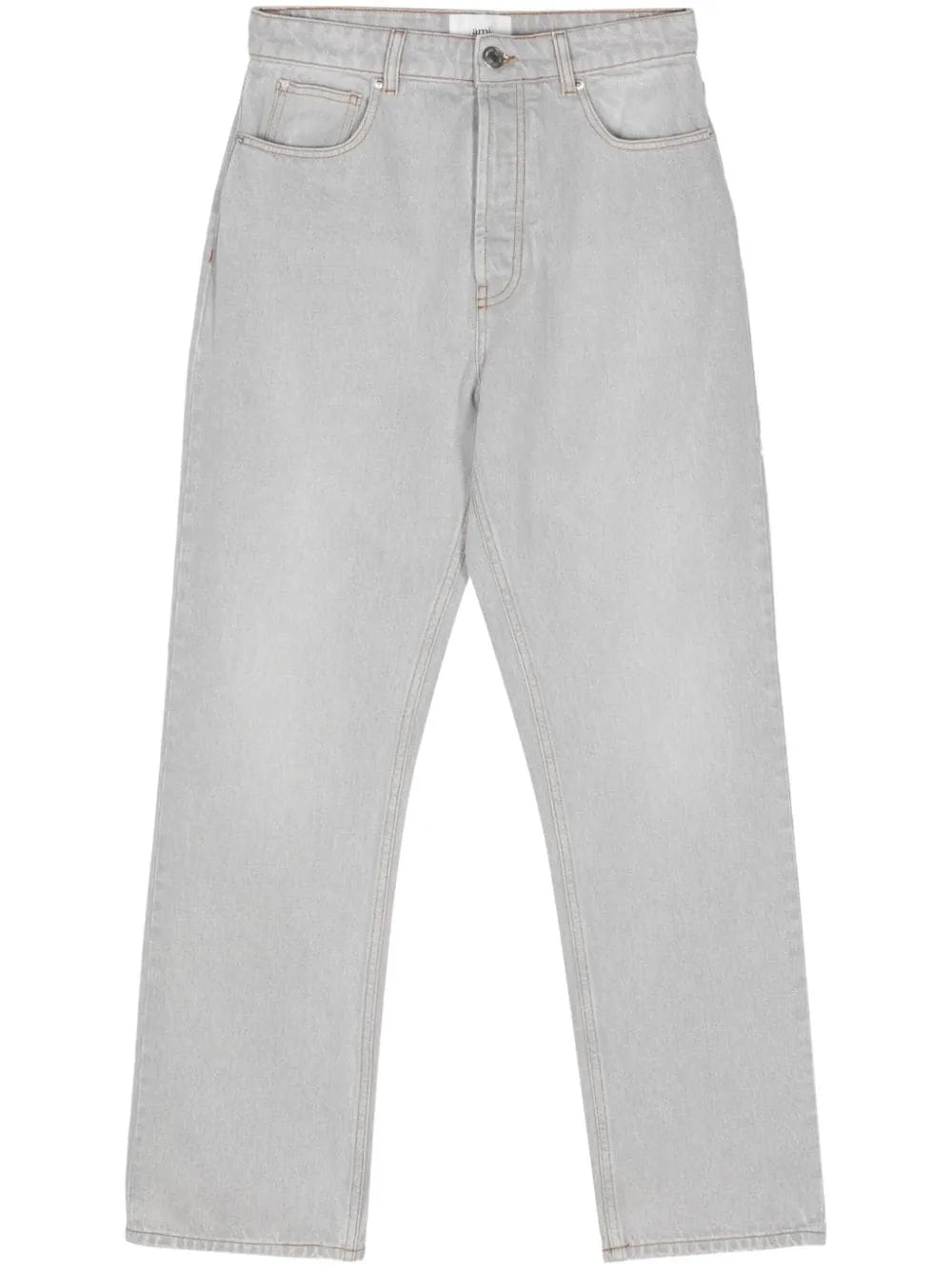 Logo-Patch Tapered Jeans