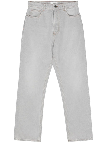 Logo-Patch Tapered Jeans