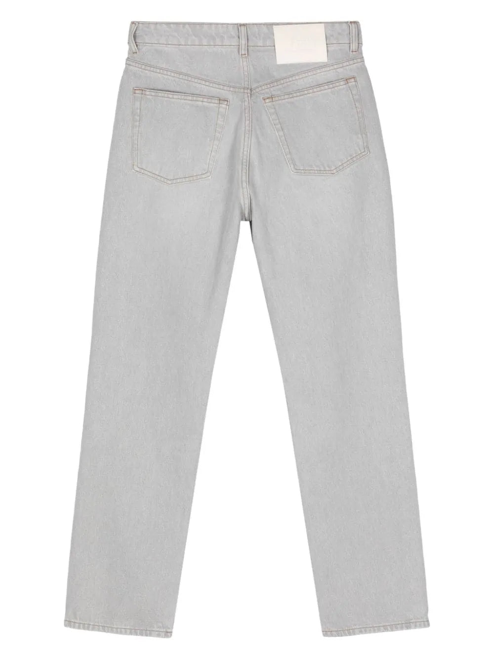Logo-Patch Tapered Jeans
