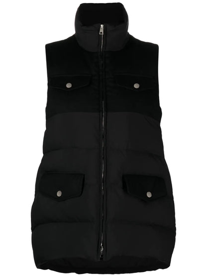 Zip-Up Quilted Down Gilet