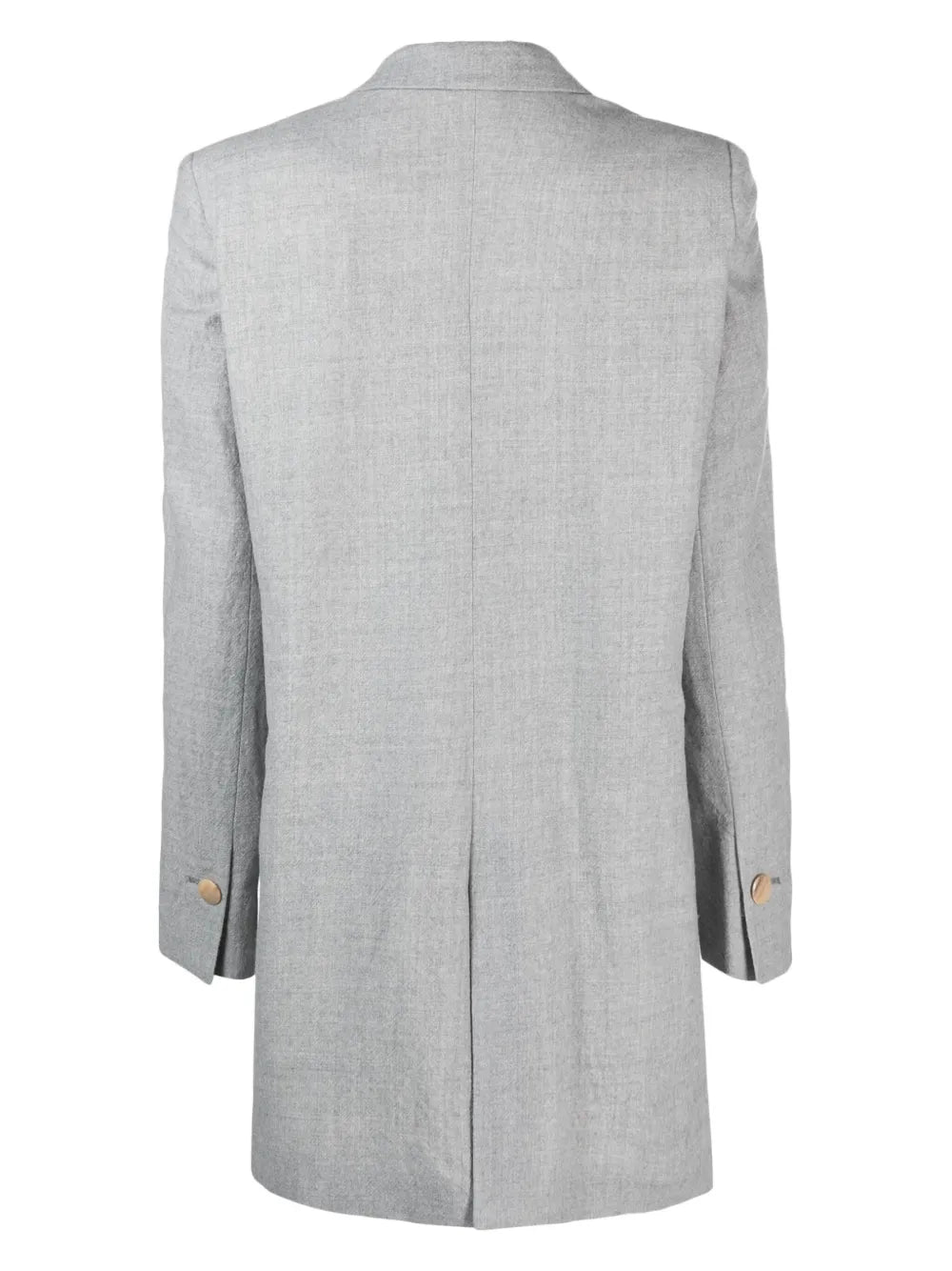 Double-Breasted Virgin Wool Coat