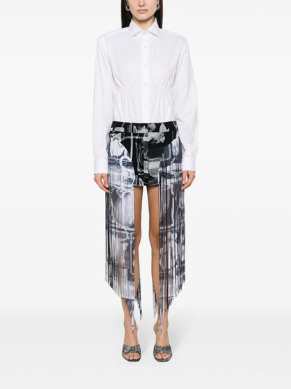 Xray Fringed Miniskirt