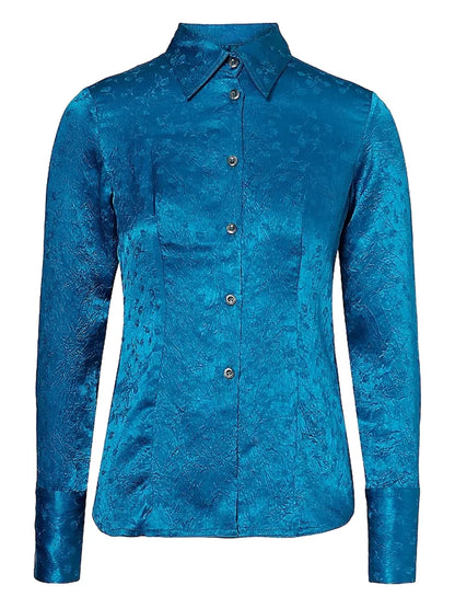 Crinkled-Finish Shirt