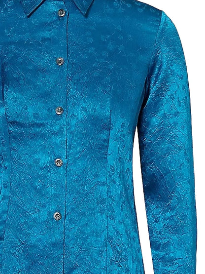Crinkled-Finish Shirt