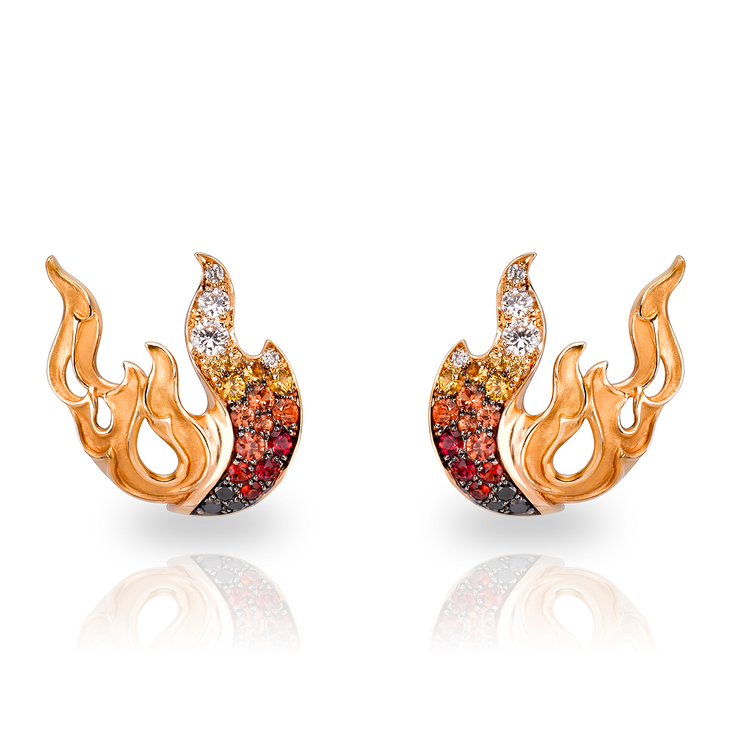 Fire Small Earrings