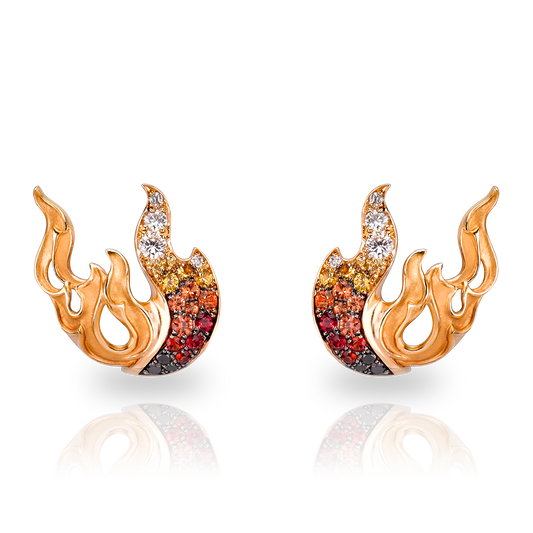 Fire Small Earrings