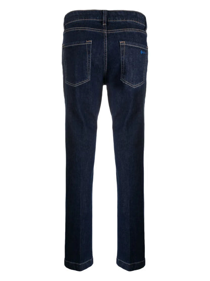 Mid-Rise Slim-Fit Jeans