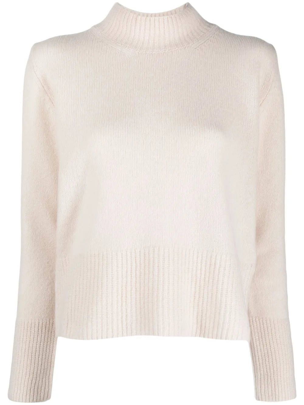 Mock-Neck Wool Jumper