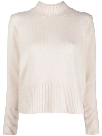 Mock-Neck Wool Jumper