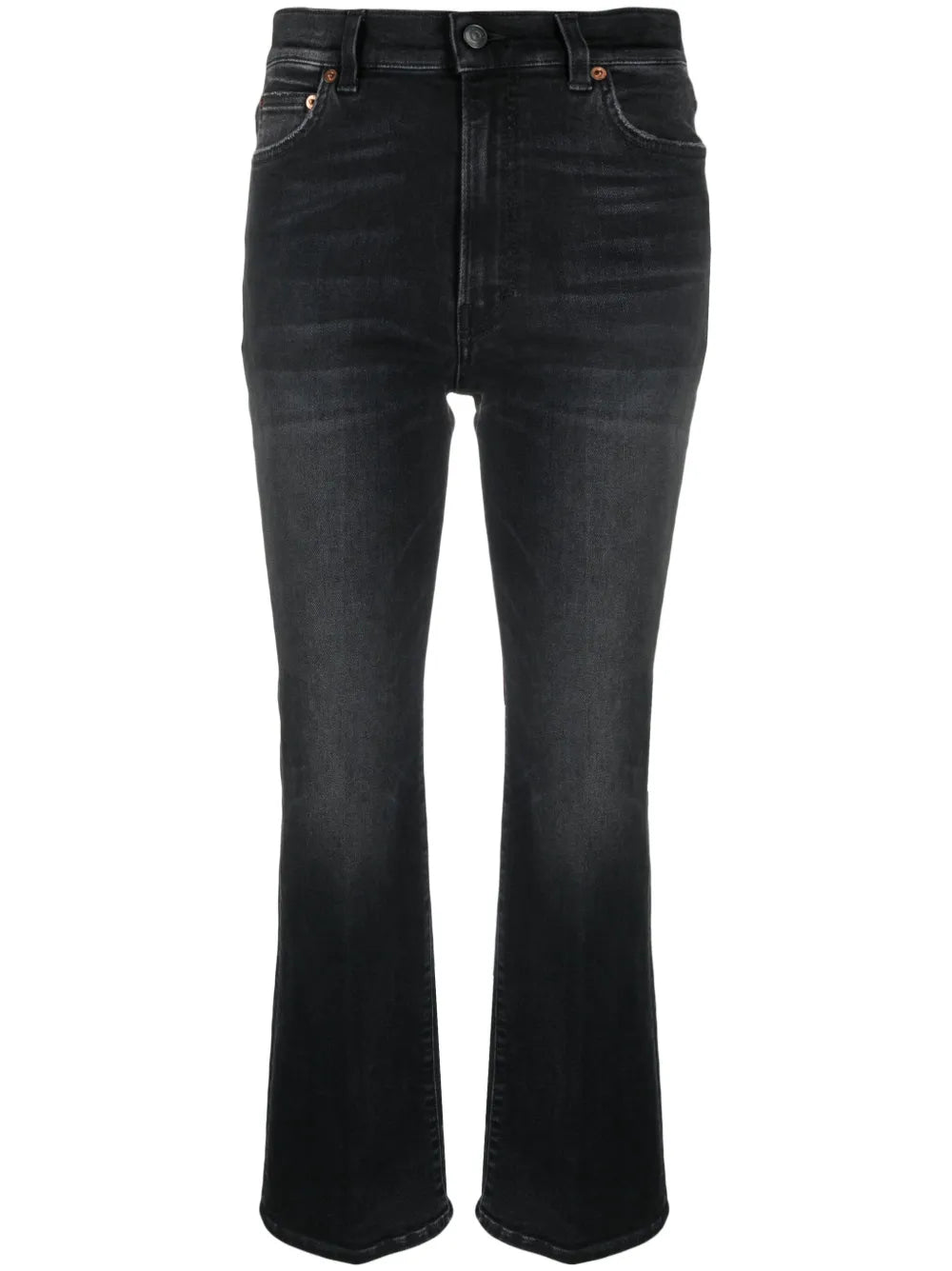 Mid-Rise Flared Jeans