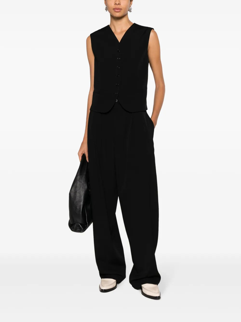 Extra-Long Wide-Leg Trousers