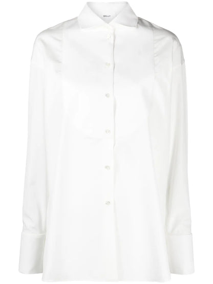 Long-Sleeve Cotton Shirt
