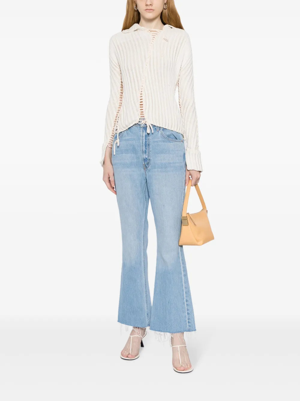 Mid-Rise Flared Jeans