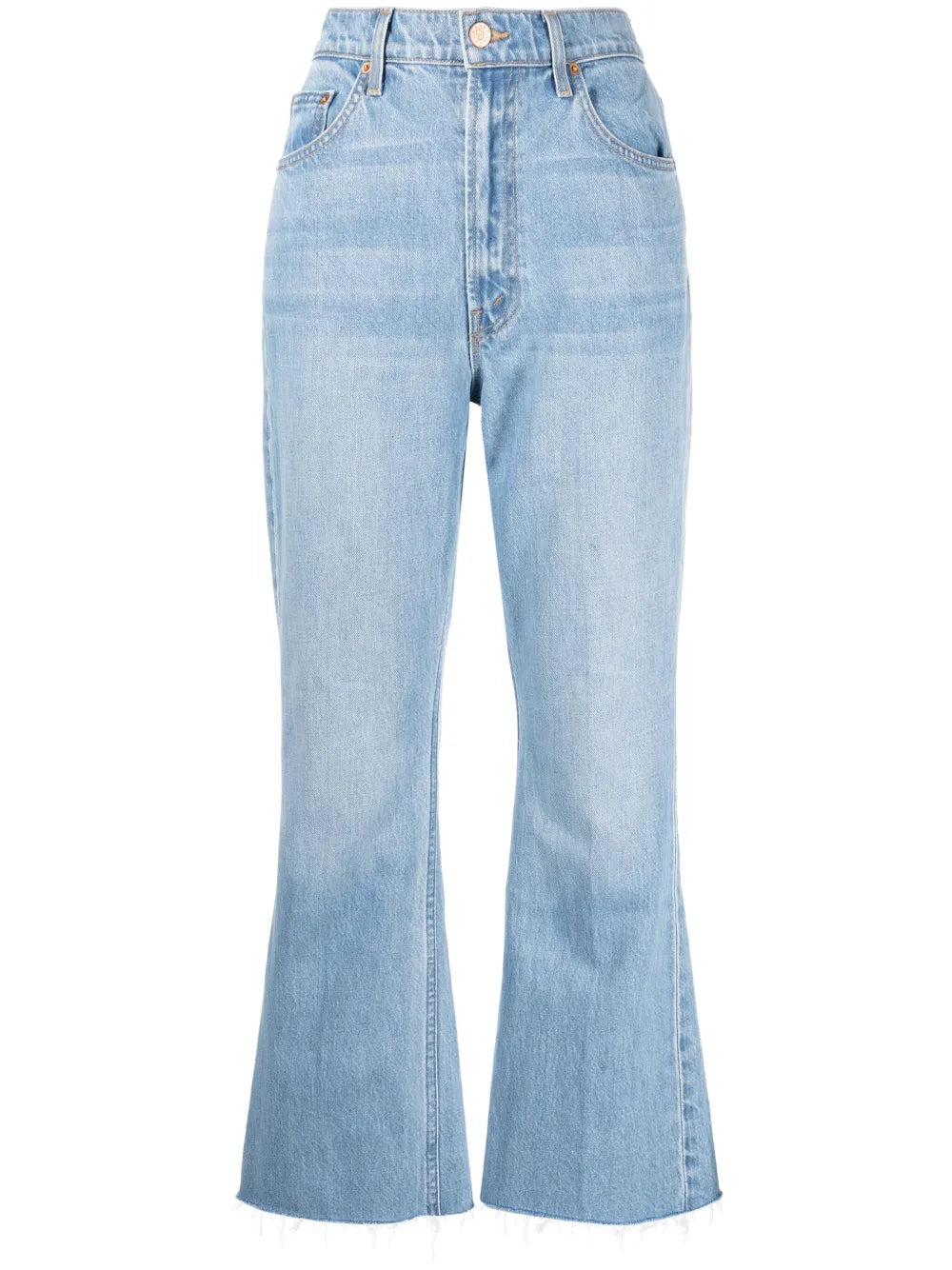 Mid-Rise Flared Jeans