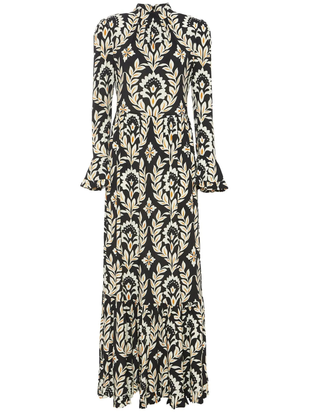 Visconti Ghirlanda-Print Maxi Dress