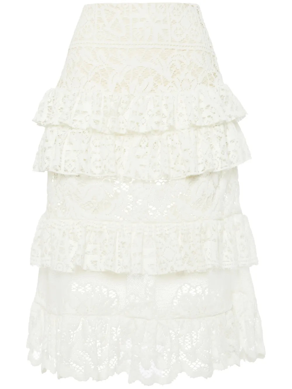 Footloose Lace Midi Skirt
