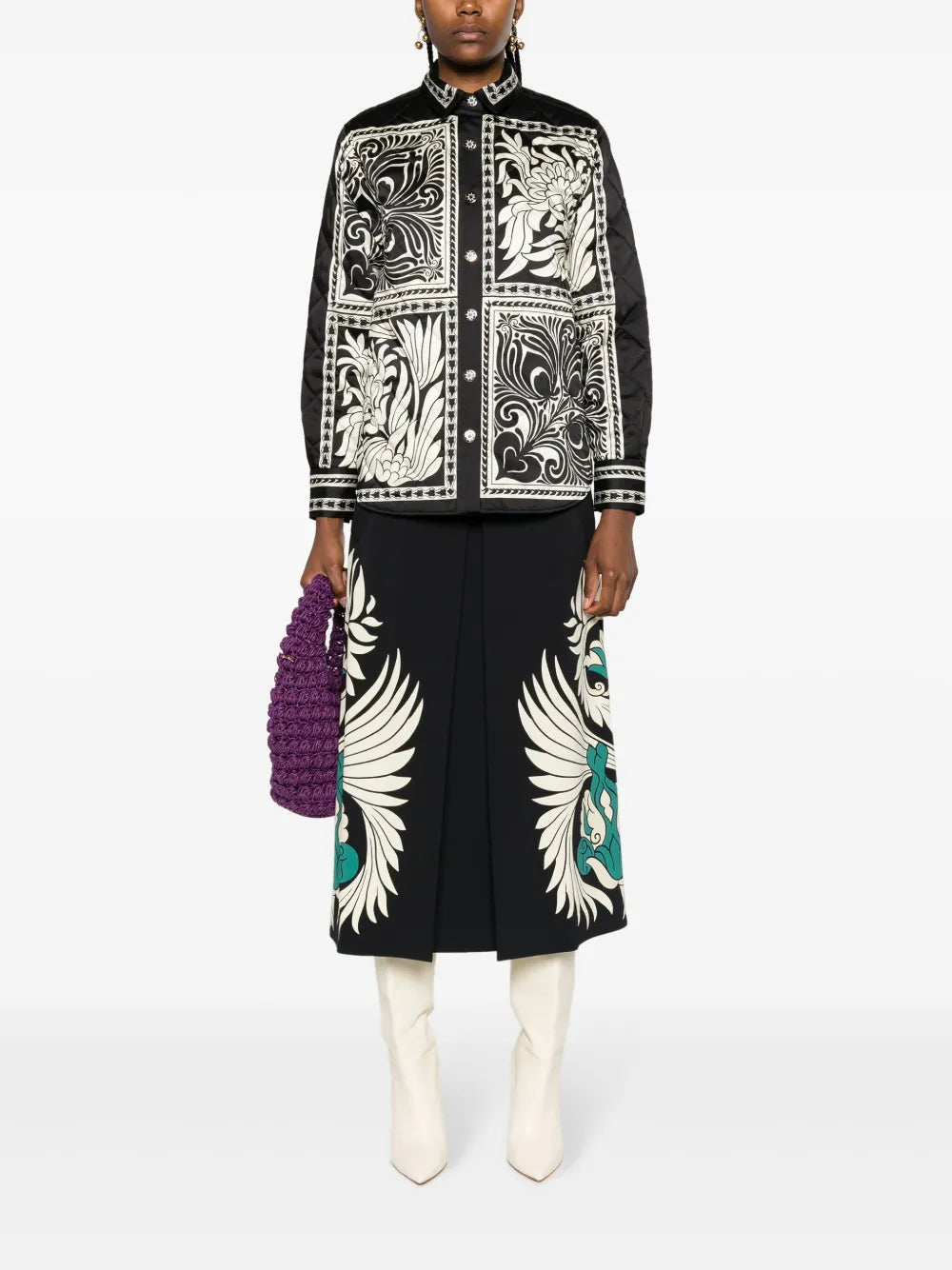 Iris Quilted Shirt Jacket