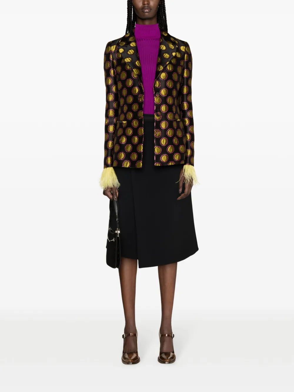 24/7 Patterned-Jacquard Jacket