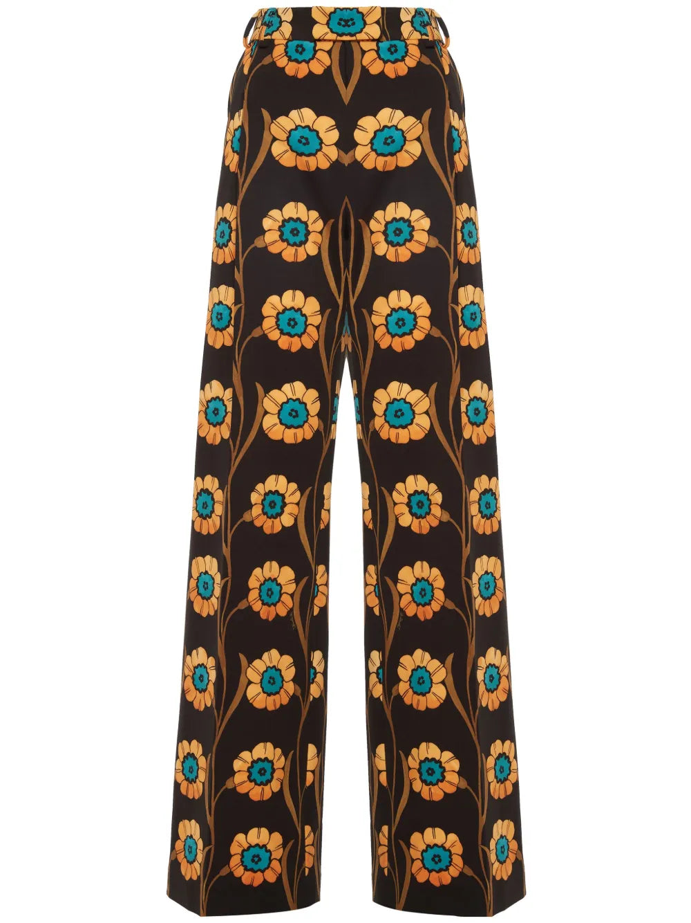 La Comasca Floral-Print Trousers